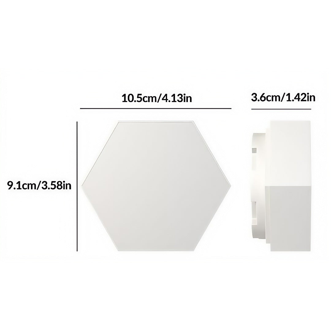 Hexagonal Quantum LED Wall Light