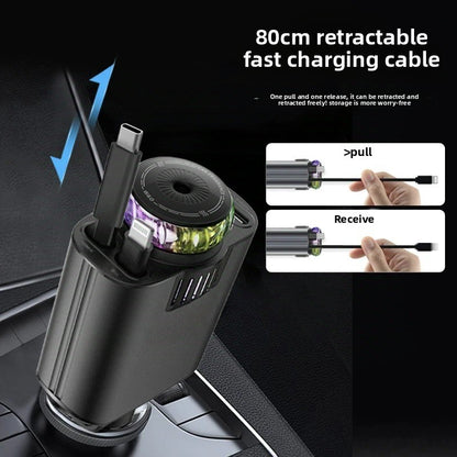 Five-in-one car aromatherapy charger